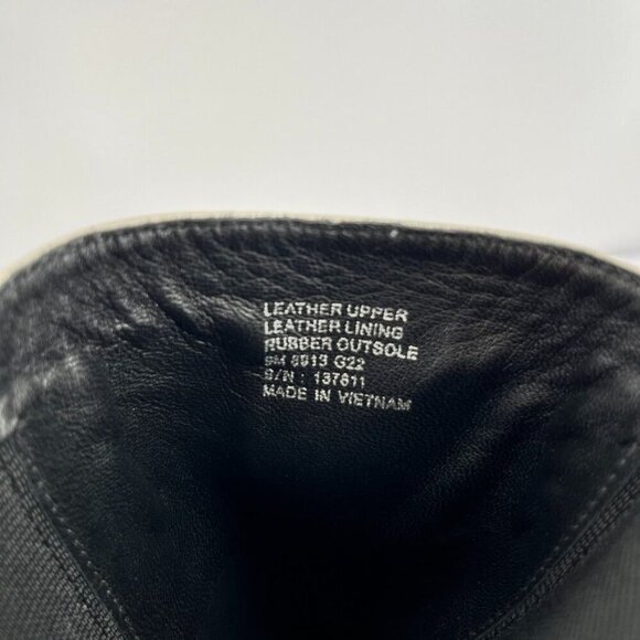 Tory Burch Women's Size 9 Benton Boot Vachetta Calf Heavy Boots In Ivory/Black - Picture 11 of 15